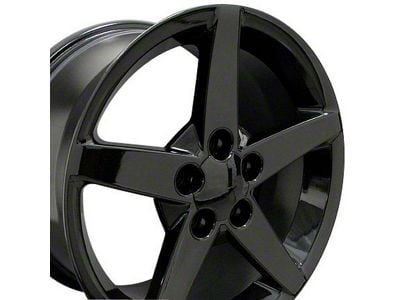CV06 Gloss Black Wheel; 17x8.5 (93-02 Camaro)