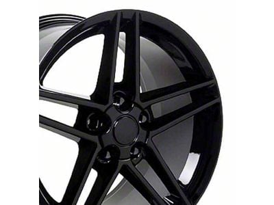 CV07A Gloss Black Wheel; 17x9.5 (93-02 Camaro)