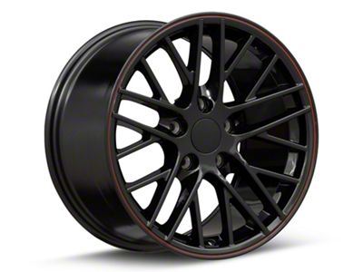 CV08A Gloss Black Wheel; 17x9.5 (93-02 Camaro)