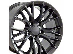 CV22 Gunmetal Wheel; 17x9.5; 54mm Offset (93-02 Camaro)
