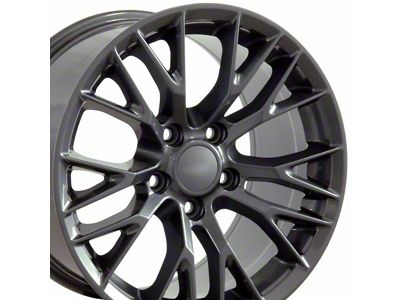 CV22 Gunmetal Wheel; 17x9.5 (93-02 Camaro)