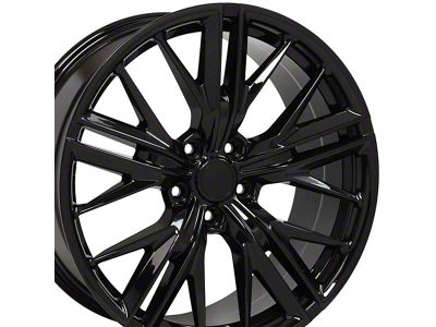 CV25 Gloss Black Wheel; 20x8.5; 35mm Offset (10-11 Camaro; 12-15 Camaro LS, LT)