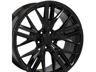 CV25 Gloss Black Wheel; 20x8.5 (10-11 Camaro; 12-15 Camaro LS, LT)