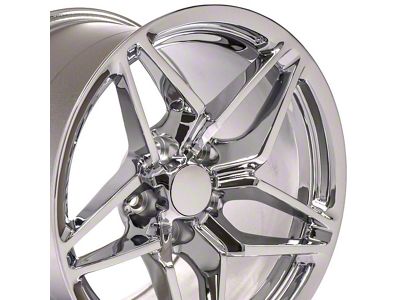 CV31 Chrome Wheel; Rear Only; 17x11; 50mm Offset (93-02 Camaro)