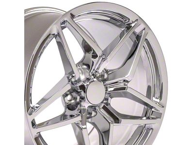 CV31 Chrome Wheel; Rear Only; 18x10.5 (93-02 Camaro)