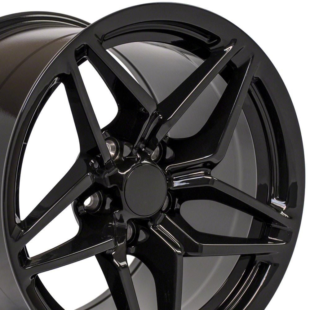Spec-1 Camaro SPT-31 Gloss Black and Red Line Wheel; 20x9