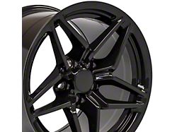 CV31 Gloss Black Wheel; Rear Only; 17x11; 50mm Offset (93-02 Camaro)