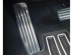 Dead Pedal Trim Plate; Brushed (16-24 Camaro)