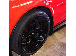 Deluxe Short Rock Guards; Front Only (14-15 Camaro Z/28)