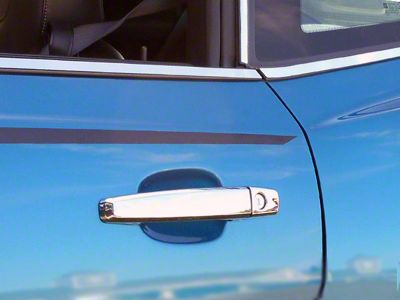 Door Handle Covers; Chrome (10-15 Camaro)