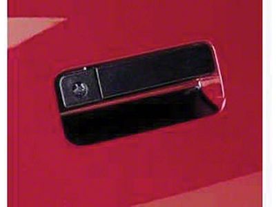 Door Handle Entry Scratch Guards; Black (93-02 Camaro)