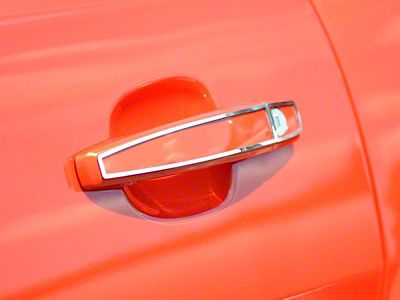 Door Handle Trim; Polished; Exterior; 2-Piece (10-15 Camaro)