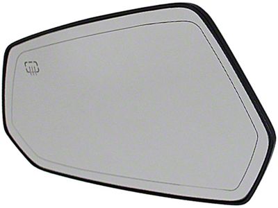 Door Mirror Glass; Heated; Left; Power (11-15 Camaro)