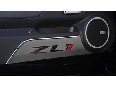 Door Panel Kick Plates with ZL1 Logo (10-15 Camaro)