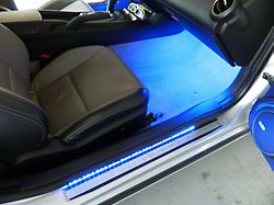 Door Sill LED Lighting Kit; Aqua (10-15 Camaro)