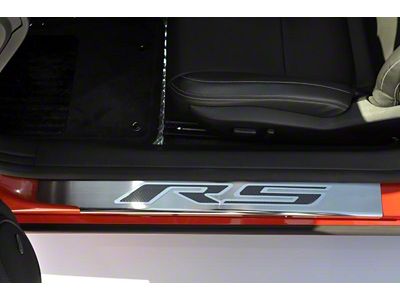 Door Sill Plates with RS Inlay (10-15 Camaro)