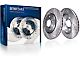 Drilled and Slotted Rotors; Front Pair (98-02 Camaro)