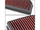 Drop-In Panel Air Filter; Red (16-20 3.6L Camaro)