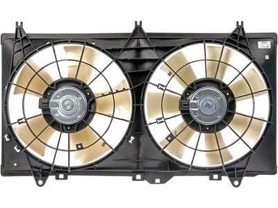 Dual Fan Assembly without Controller (12-15 6.2L Camaro)