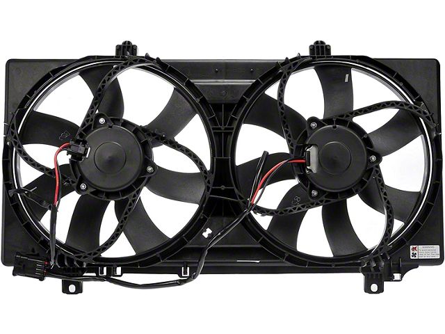 Dual Fan Assembly without Controller (2010 3.6L Camaro)