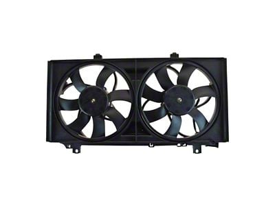 Dual Radiator and Condenser Fan Assembly (2010 Camaro w/ Rectangle Plug)