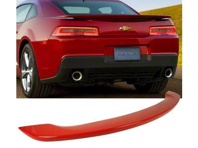 Ducktail Rear Spoiler; Unpainted (14-15 Camaro)