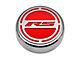 Engine Caps with RS Logo; Bright Red Solid (10-15 V6 Camaro w/ Automatic Transmission)