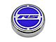 Engine Caps with RS Logo; Dark Blue Solid (10-15 V6 Camaro w/ Automatic Transmission)