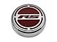 Engine Caps with RS Logo; Garnet Red (10-15 V6 Camaro w/ Automatic Transmission)