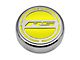 Engine Caps with RS Logo; Yellow (10-15 V6 Camaro w/ Automatic Transmission)