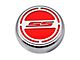 Engine Caps with SS Logo; Bright Red (10-15 Camaro SS w/ Automatic Transmission)