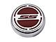 Engine Caps with SS Logo; Garnet Red (10-15 Camaro SS w/ Automatic Transmission)