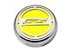 Engine Caps with SS Logo; Yellow (10-15 Camaro SS w/ Automatic Transmission)