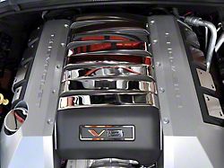 Factory Shroud Plenum Trim Kit; Brushed (10-15 Camaro SS)