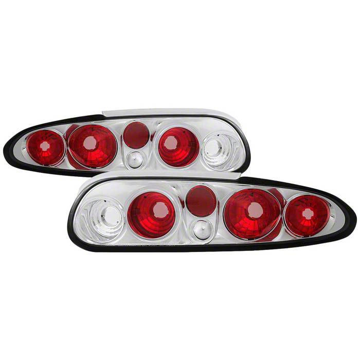 Camaro Euro Style Tail Lights; Chrome Housing; Clear Lens (93-02 Camaro ...