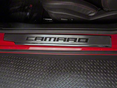 Executive Series Door Sill Plates with Camaro Logo (10-15 Camaro)