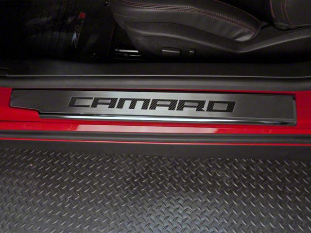 Executive Series Door Sill Plates with Camaro Logo (10-15 Camaro)