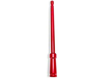 Extended Range Aluminum Antenna; 8-Inch; Red (Universal; Some Adaptation May Be Required)