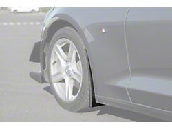 Extended Style Front Mud Guards; Carbon Fiber (16-24 Camaro, Excluding ZL1)