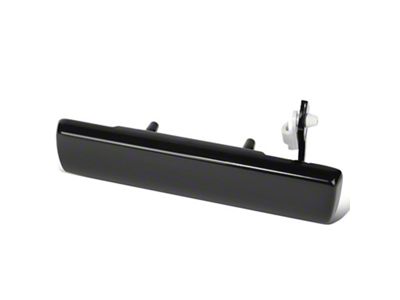 Exterior Door Handle; Driver Side; Smooth Black (93-02 Camaro)