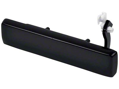 Exterior Door Handle; Drivers Side; Black (93-02 Camaro)
