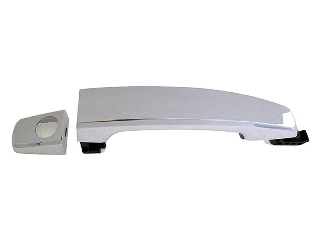 Exterior Door Handle; Front and Rear Left; All Chrome; Without Passive Entry (10-15 Camaro)