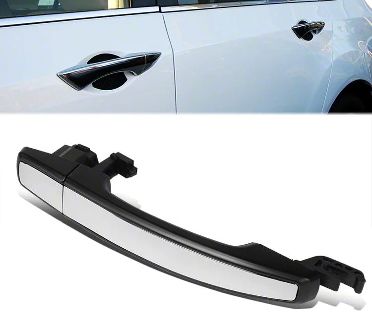 Camaro Exterior Door Handle without Keyhole; Primered; Front Passenger Side (1015 Camaro
