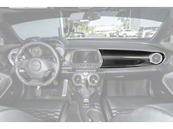 Factory Style Dashboard Instrument Trim Panel; Carbon Fiber (16-24 Camaro)