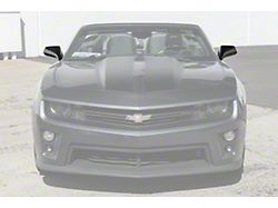 Factory Style Mirror Covers; Carbon Fiber (10-15 Camaro)