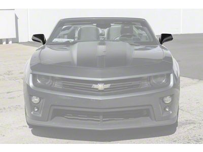 Factory Style Mirror Covers; Carbon Fiber (10-15 Camaro)