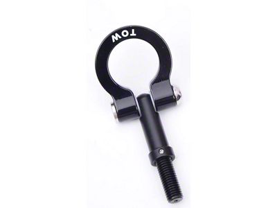 Feather Lite Stealth Tow Hook with Black D-Ring; Front (16-23 Camaro)