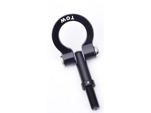 Feather Lite Stealth Tow Hook with Black D-Ring; Rear (16-24 Camaro)