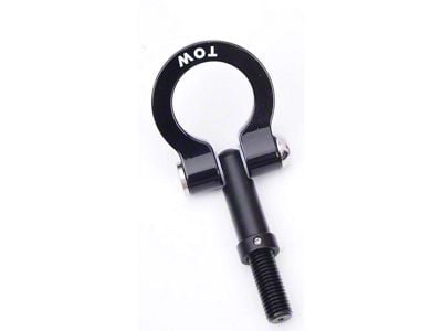 Feather Lite Stealth Tow Hook with Black D-Ring; Rear (16-23 Camaro)