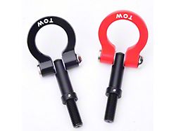 Feather Lite Tow Hook with Red D-Ring; Rear (14-15 Camaro ZL1)